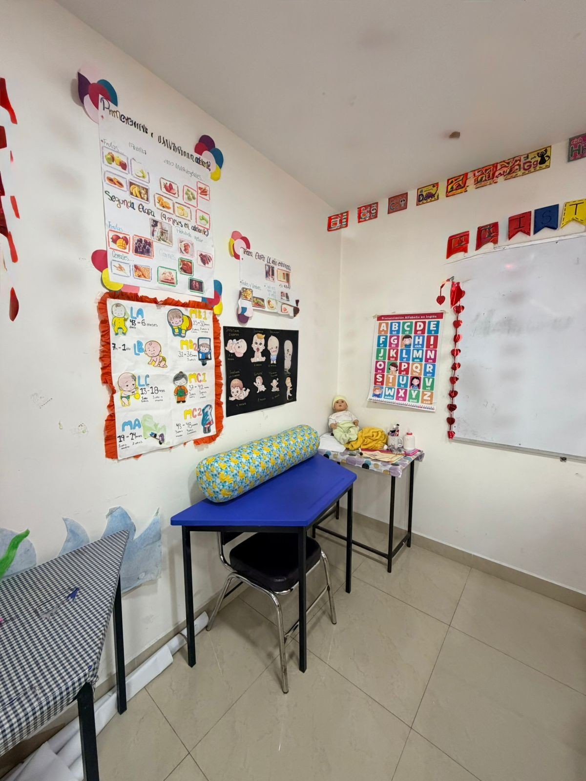 Sala de práctica maternal